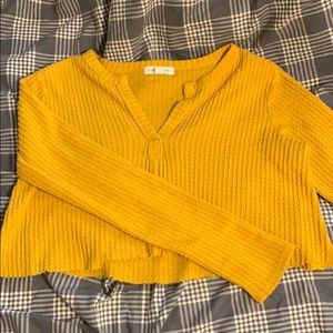 Yellow sweater